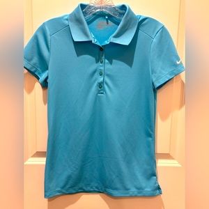 NikeGolf Tour Performance Women's Size Small Polo turquoise